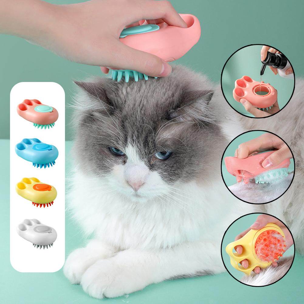 The Pawfect Foaming Grooming Brush for Cats & Dogs