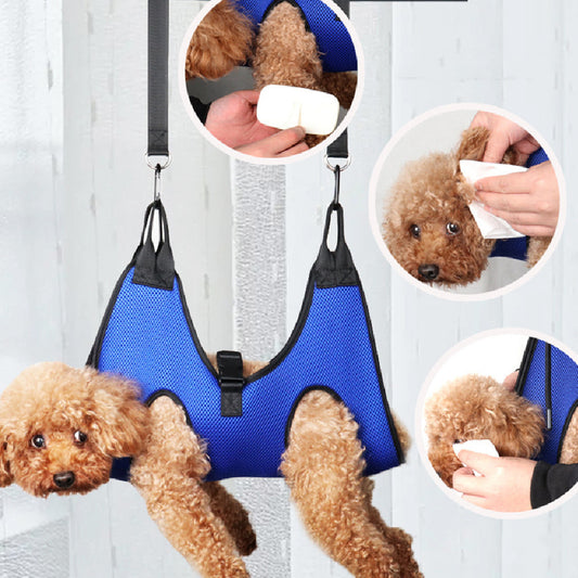 The Pawfect Grooming Hammock – Calm, Clip & Rela